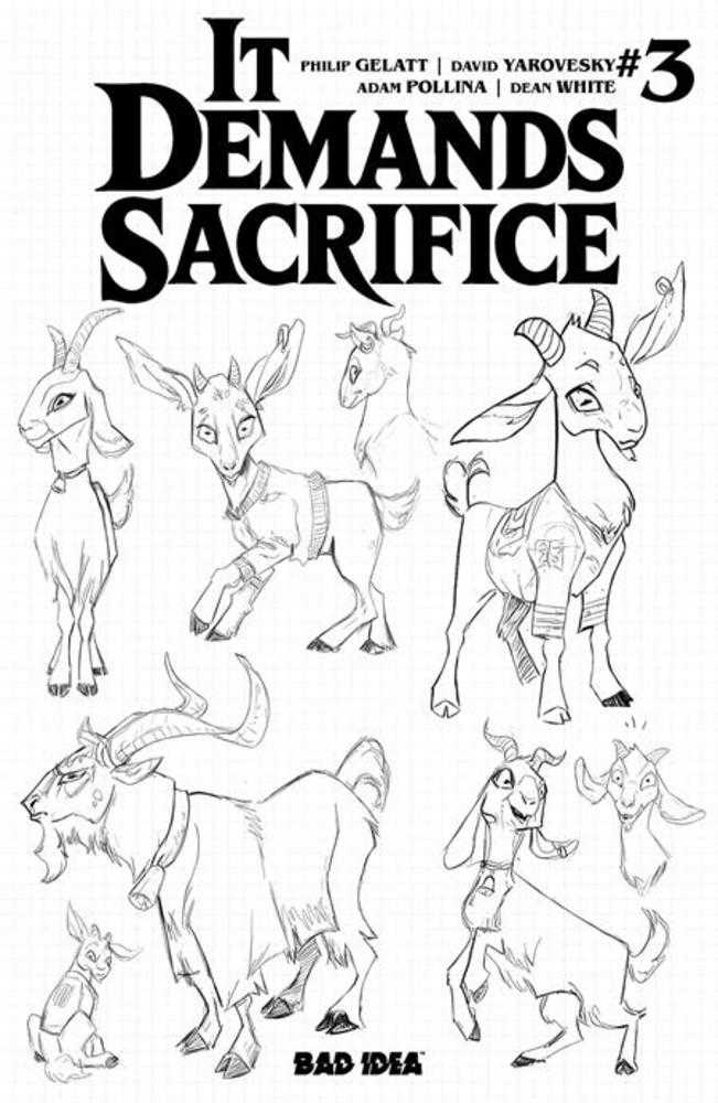 It Demands Sacrifice #3 (Of 4) Cover C Adam Pollina Design Variant